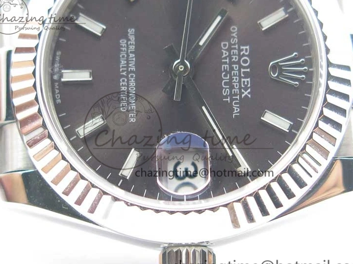 0115 GoodFit Datejust 31mm 278275 SS BP Maker Best Edition Gray Stick Markers Dial on SS President Bracelet 3089